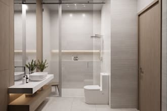 bathroom design 3d interior rendering on unreal engine