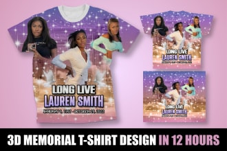 design funeral memorial  rip in loving memory t shirt design