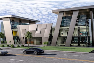 do 3d modeling interior exterior design gym and fitness center