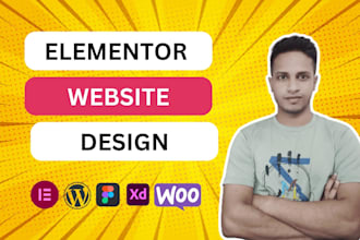 create elementor wordpress website design redesign and clone any landing page