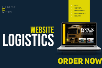 build a professional logistics and trucking website