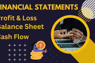 do financial statements, profit and loss, cash flows