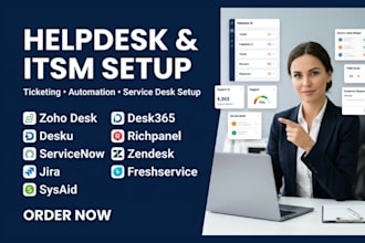 do zoho desk desk365 desku richpanel servicenow zendesk jira freshservice sysaid