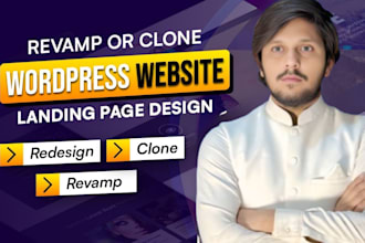 create, rebuild or redesign wordpress website design or business website design