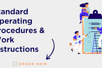 create standard operating procedures and work instructions