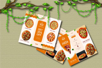 design advertising brochure, leaflets and pamphlets