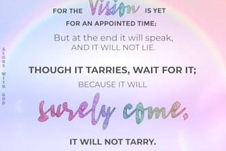 create daily bible verses with graphic design