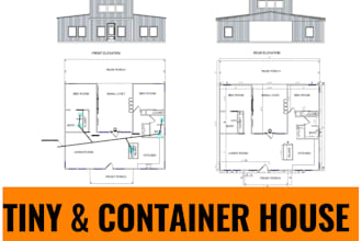 be your architect of tiny house, shipping container house
