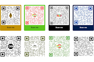 create a custom qr code design with logo urgent
