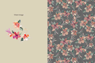 design seamless pattern, textile print