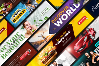 design a professional youtube banner and logo
