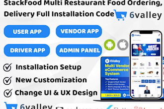 6valley installation full code setup 6valley customization