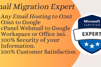do email migration, set google workspace, gsuite, o365, no downtime