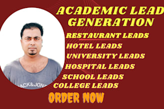 provide hotel restaurant university lead generation
