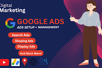 setup and manage google ads adwords PPC campaign