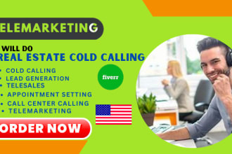 do real estate cold calling in USA