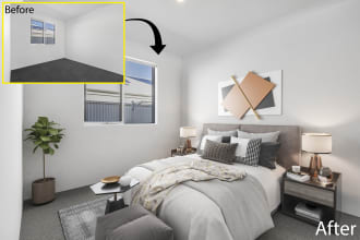 do virtual staging and enhance your empty property