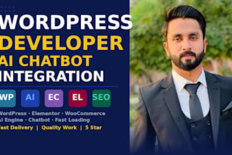 build a wordpress website with SEO optimization and ai integration
