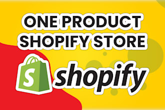 create a one product shopify store, shopify dropshipping store