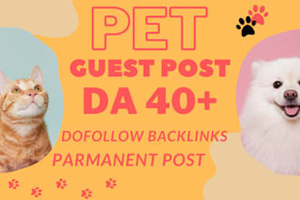 do pet guest posts on high da pet blogs with authority backlinks