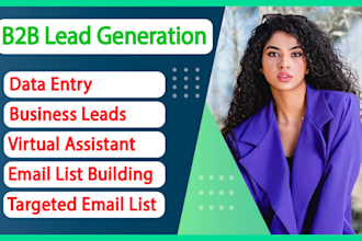 do targeted b2b lead generation linkedin leads and valid email list building