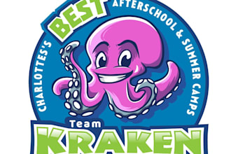 do make an modern custom kraken logo