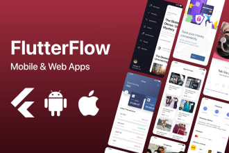 flutterflow mobile app developed by flutter developer for ios android