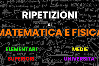 ripetizioni di matematica e fisica