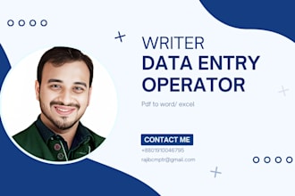 expert PDF to word or excel conversion services