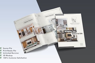 design product catalog, catalog, company profile, and lookbook