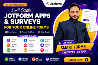 create jotform apps and surveys for your online forms