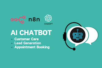 build custom n8n ai agent or automation workflow for you