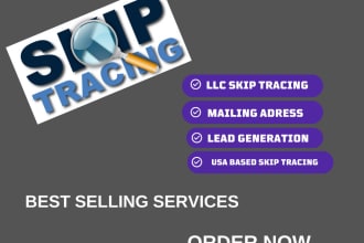offer wholesale cold calling, llc skip tracing leads