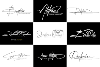 design handwritten, signature, handwriting, photography logo