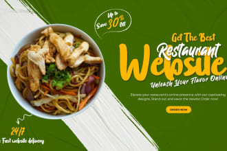 design food ordering website, restaurant website, food delivery website