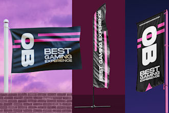 do modern billboard, banner, roll up, signage, flags, hoarding, yard sign