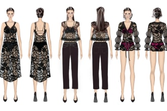 do fashion illustration and technical flats