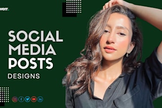 design attractive social media posts and advertising