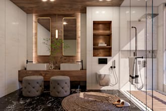 do realistic exterior and interior architecture 3d rendering