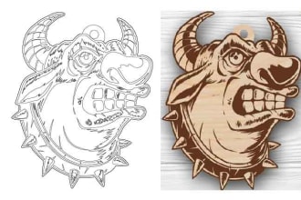 create custom design for laser cut and engraving