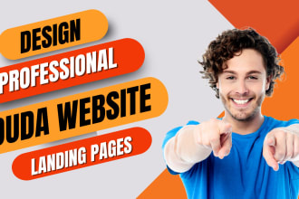 create professional duda website for you using duda builder