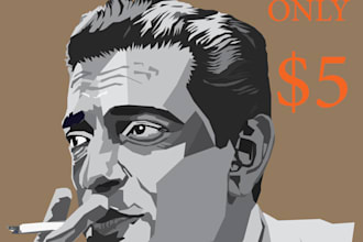 make your photo licht 60s style popart portrait