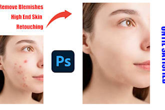 do high end skin retouching