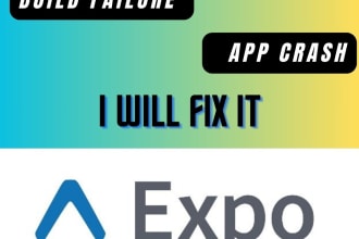 fix the build failure and app crash of your react native expo app