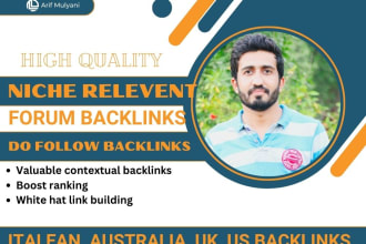 do bulk dofollow seo german, italian, australia, UK, usa, forum backlinks