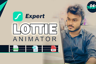 create lottie animation for your app or website