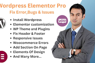 fix wordpress elementor issues, responsiveness problems, divi page builder