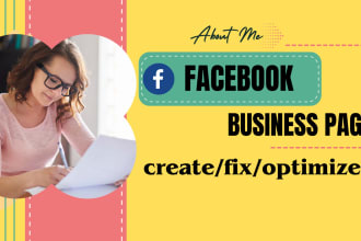 create professional facebook business page and set up