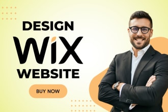 design modern wix website, redesign wix website, or build a custom wix website