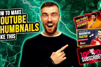 make a youtube thumbnail for you